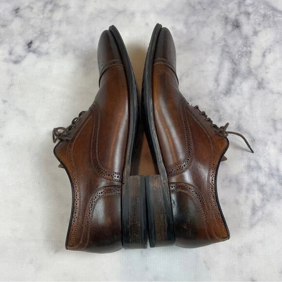 To Boot New York David Brown Leather Brogue Lace Up Oxfords - Picture 8 of 10